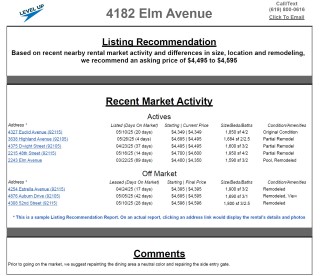 Click to view sample report recommendation